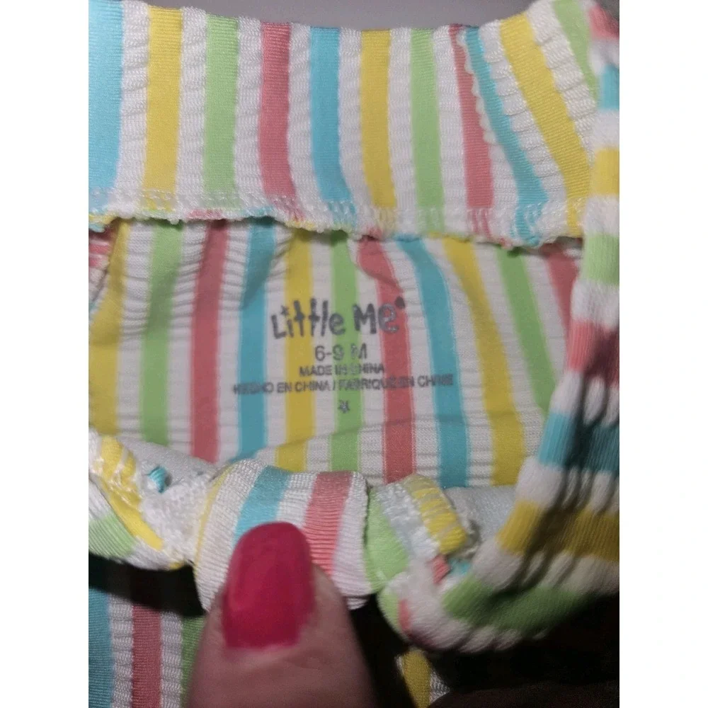 6-9 Mos Little Me One Pc Swim Suit Upf 50+ New